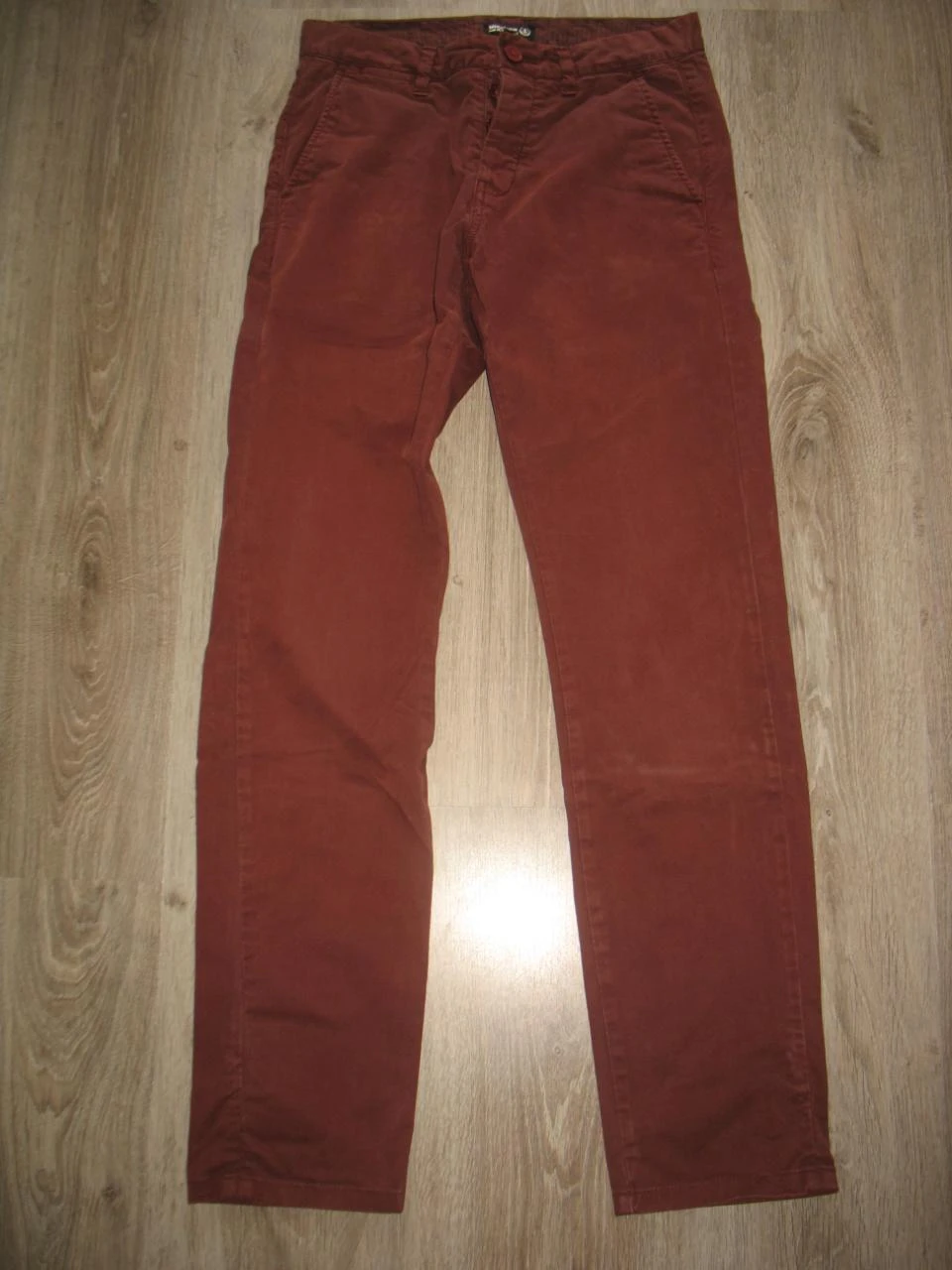 PANTALON SLIM BORDEAUX - BIZZBEE - TAILLE 34 - n°01